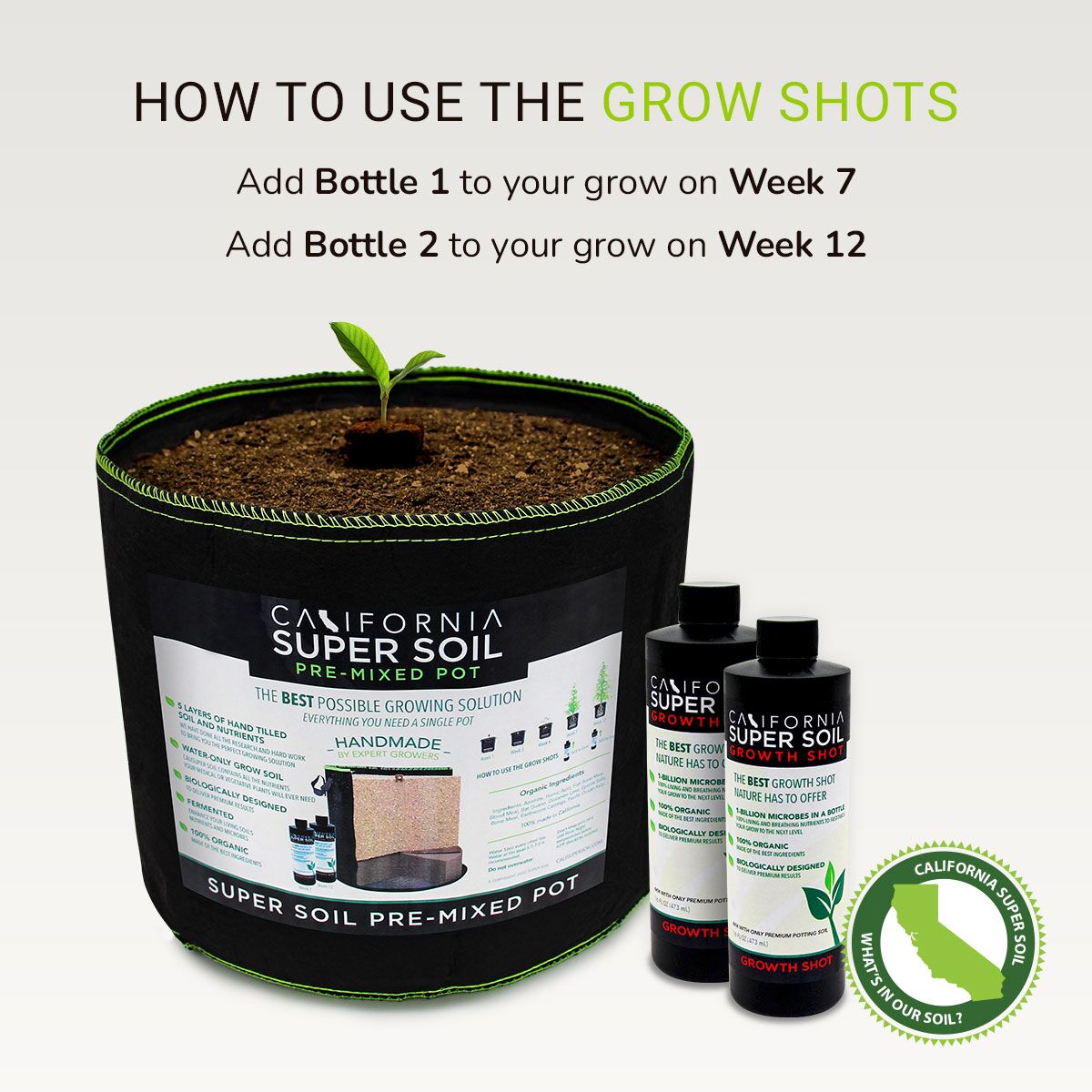 How to Use the Grow Shots
