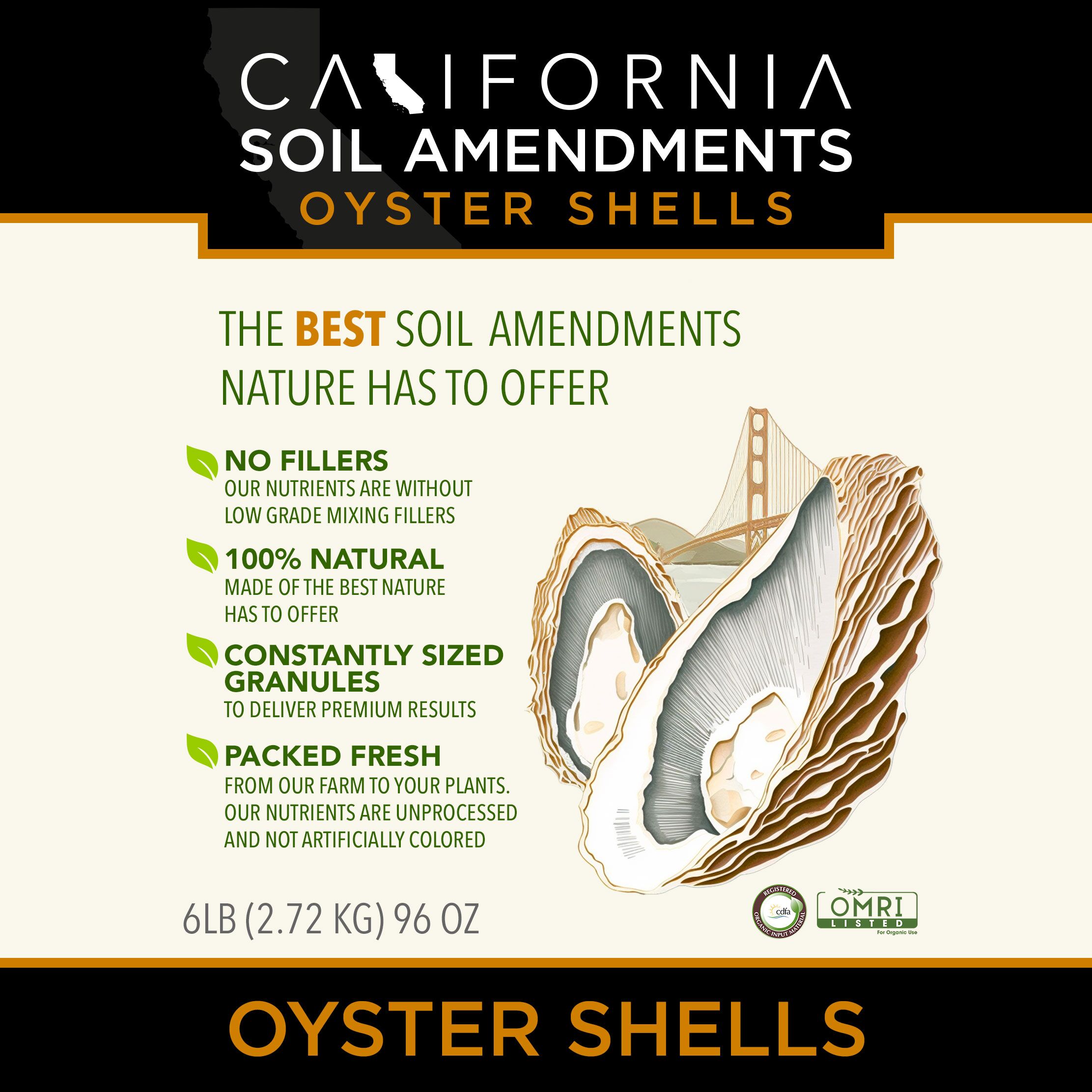 Oyster Shells Front Label